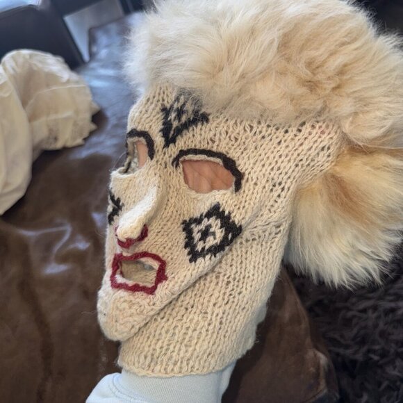 Piñata party, inc. Peruvian Wool And Fur ski mask, 1960’s - Picture 6 of 16